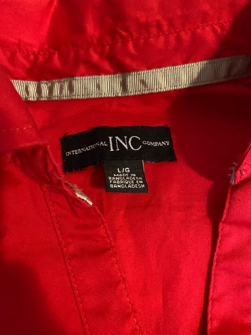 Red button up - Picture 3 of 4